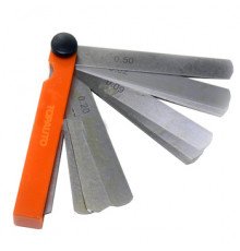 Щупы для измерения зазоров набор №20 (100мм/20листов (0.05-1.0мм)) пластик блистер TOPAUTO