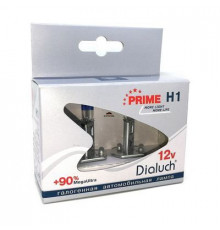 Лампы H1 12V 55W +60% Р14,5s Диалуч PRIME Корея ЛЧ126PR-2BR
