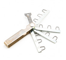 Щупы для свечей зажигания ИЗМЕРИТ набор 12шт (0,63-1,14мм) TOPAUTO