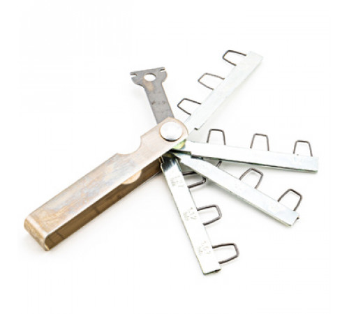 Щупы для свечей зажигания ИЗМЕРИТ набор 12шт (0,63-1,14мм) TOPAUTO