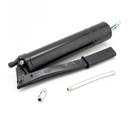 Шприц для смазки рычажно-плунжерный профессиональный черный 500 мл TOPAUTO