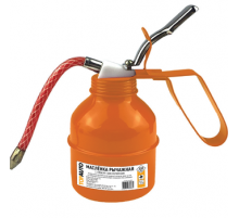 Маслёнка рычажная стальная 300мл с гибким наконечником TOPAUTO