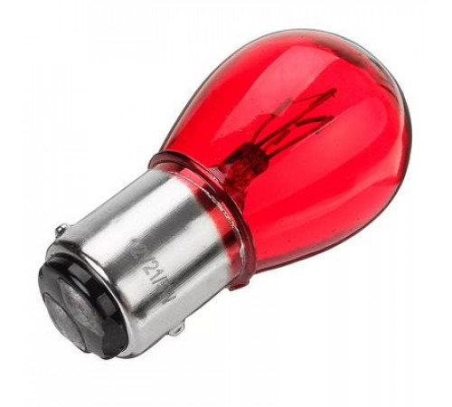 Лампа P21/4W 12V BAZ15d Диалуч красная ЛЧ192-4