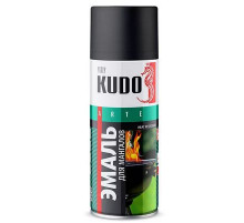 Краска термостойкая для мангалов черная KUDO аэрозоль 520мл