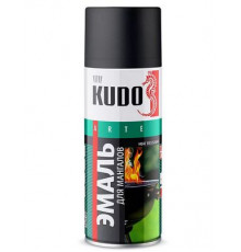 Краска термостойкая для мангалов черная KUDO аэрозоль 520мл