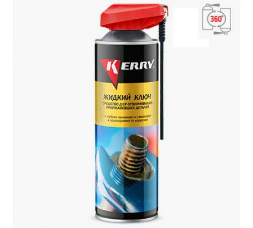 Жидкий ключ KERRY 650мл@ с распылителем ЧЗ