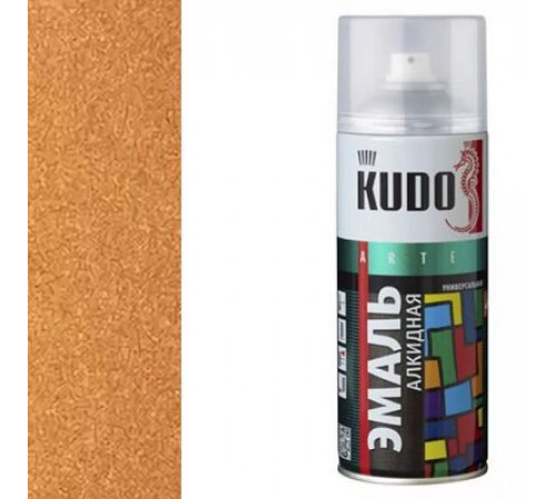Краска универсальная медь KUDO аэрозоль 520мл