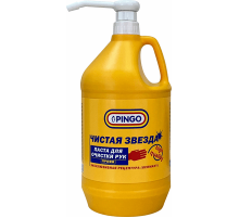 PINGO Средство (паста) для очистки рук Чистая звезда 3.7л канистра с дозатором ~