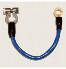 Клемма АКБ (-) свинец с проводом 0.35м d12 S25 TOPAUTO