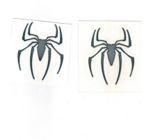 Наклейка металл Пауки