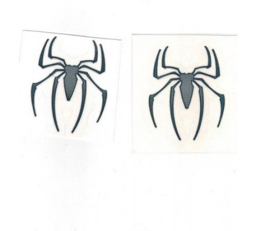 Наклейка металл Пауки