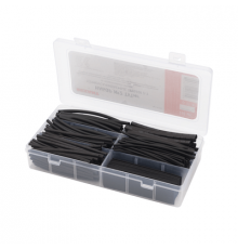 Набор ТУТнг(термоусадочных трубок) №2 черная 260 шт.REXANT