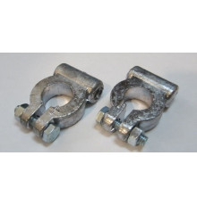 Клеммы АКБ грузовые (2шт.) под гайку d8 свинц. TOPAUTO