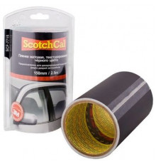 Пленка матовая,без шагрени, черного цвета, 100мм*2,5м для рамок дверей 3М_