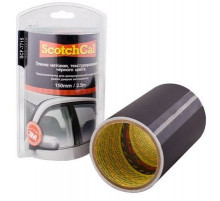 Пленка матовая, черного цвета, 150мм*2,5м для рамок дверей 3М