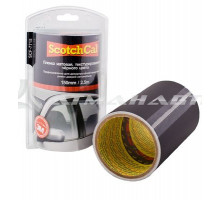 Пленка матовая, текстурированная, черного цвета,100мм*2,5м для рамок дверей 3М