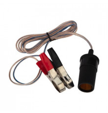 Удлинитель прикуривателя от аккумулятора 1.5 м REXANT с крокодилами