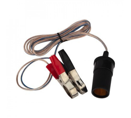 Удлинитель прикуривателя от аккумулятора 1.5 м REXANT с крокодилами