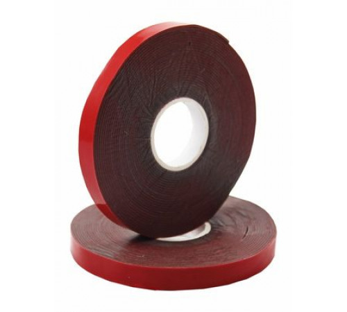 Скотч двухсторонний серый на HBA акриловой основе, 6мм х 5м REXANT