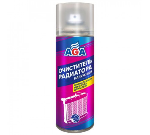 Очиститель радиатора наружный AGA аэрозоль 520мл ~