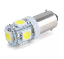 Светодиод T4W 24V 4W BA9s (белый, 5SMD) ДИАЛУЧ