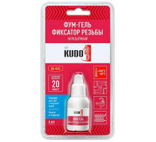 Фиксатор резьбы Фум-гель анаэробный неразъёмный 6 мл KUDO для сантехнических соединений