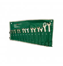 Набор ключей комб. трещоточных 14 шт. (7,8,10,11,12,13,14,15,16,17,18,19,22,24 мм) планшет тетр.  ДТ