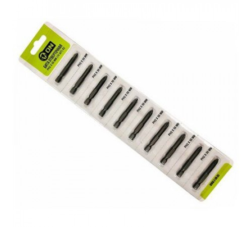 Бита отверточная PZ2х50мм., S2, лист 10 шт.ON