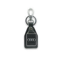 Брелок металл,кожа Ауди BKN 005_