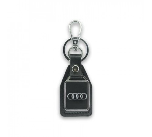 Брелок металл,кожа Ауди BKN 005_