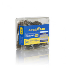 Предохранители флажковые пласт.Стандарт 50шт 15А Goodyear