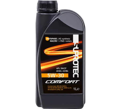 Моторное масло COMFORT 5w-30 1л Suprotec ЧЗ