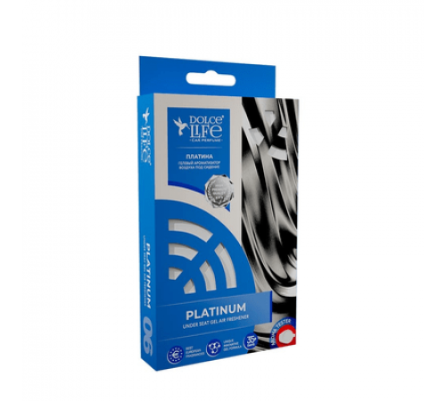 Ароматизатор Dolce Life Classic под сиденье гелевый PLATINUM с пробником ~