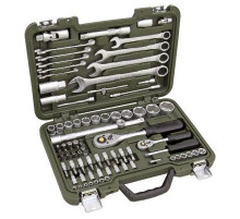 Набор инструмента 77 предм. 1/2, 1/4  ДТ