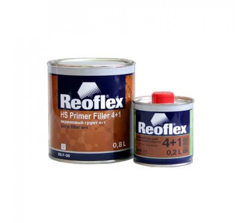 Грунт акриловый Reoflex 2К 4+1 (0,8+0,2)л черный Экопол