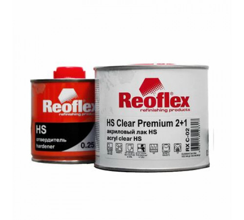 Лак акриловый Reoflex 2К HS (0,5л+0,25л) Экопол