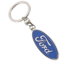 Брелок металл,логотип Форд на подвеске, разм.2*7см BMM 005