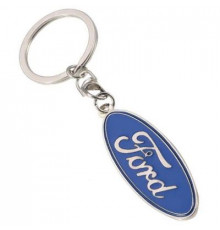 Брелок металл,логотип Форд на подвеске, разм.2*7см BMM 005