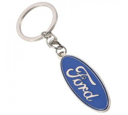 Брелок металл,логотип Форд на подвеске, разм.2*7см BMM 005