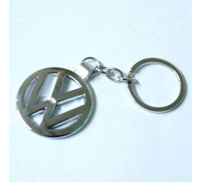 Брелок металл,логотип Вольксваген на подвеске, разм.4*7см BMM 010