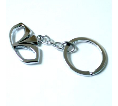 Брелок металл,логотип Дэу на подвеске, разм.4*7см BMM 025_