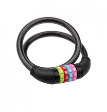 Замок противоугонный кодовый для велосипедов и колясок 150 см черный REXANT