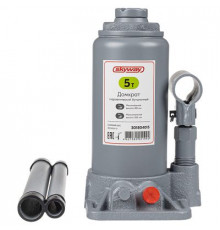 Домкрат гидравлический бутылочный SKYWAY с клапаном  5т h 185-355мм в коробке+сумка