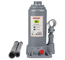 Домкрат гидравлический бутылочный SKYWAY с клапаном  6т h 195-380мм в коробке+сумка