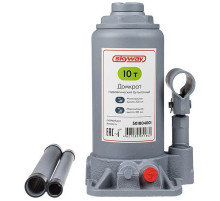 Домкрат гидравлический бутылочный SKYWAY с клапаном 10т h 200-385мм в коробке+сумка