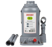 Домкрат гидравлический бутылочный SKYWAY с клапаном 12т h 210-405мм в коробке+сумка