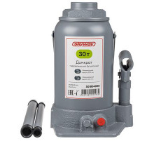 Домкрат гидравлический бутылочный SKYWAY с клапаном 30т h 255-415мм в коробке+сумка