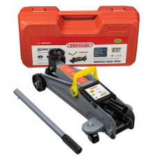 Домкрат гидравлический подкатной  2т h 125-300мм SKYWAY в кейсе