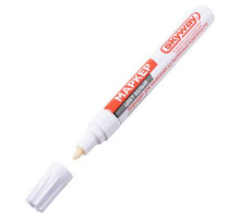 Маркер  SKYWAY универсальный с наконечником из фетра, цвет белый