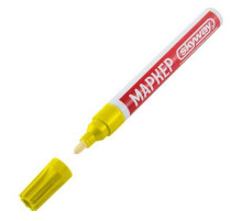 Маркер  SKYWAY универсальный с наконечником из фетра, цвет желтый